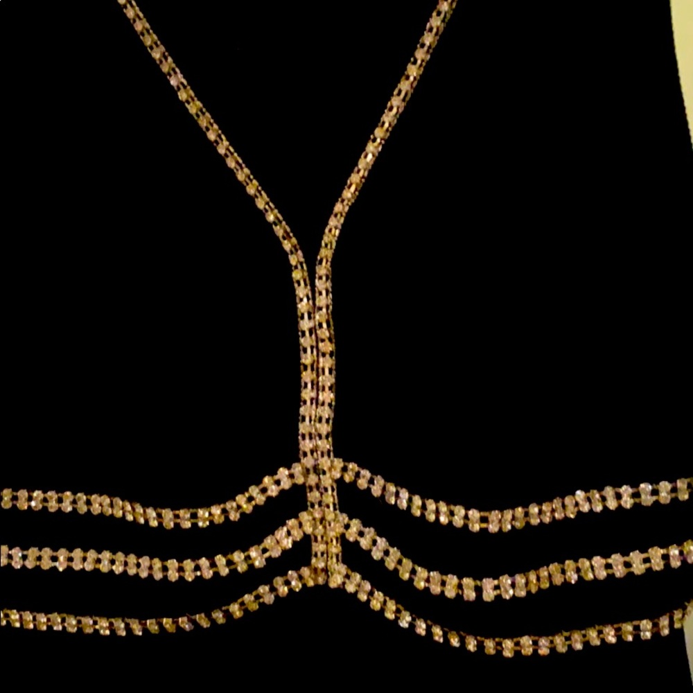 INC Rhinestone knit tank